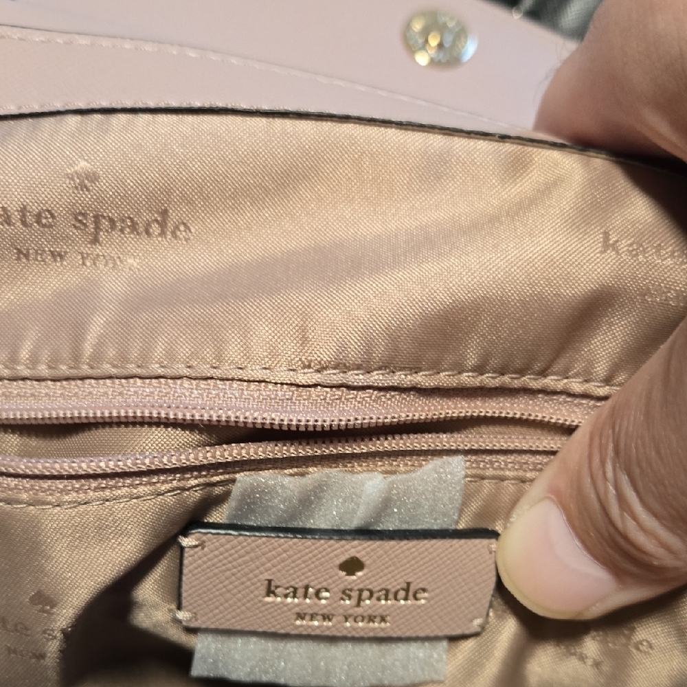 Kate Spade Black, Cream, and Tan Backpack Used Once, Great Condition - Picture 3 of 5